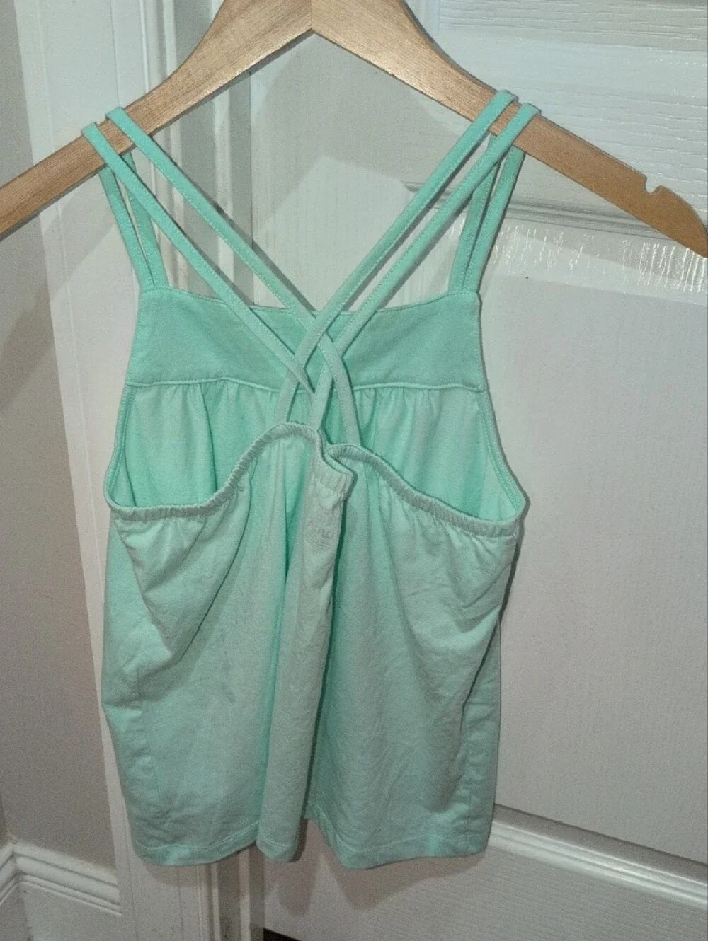 Carter's Girl's Mint Green Double-Strap Cross Back Top
